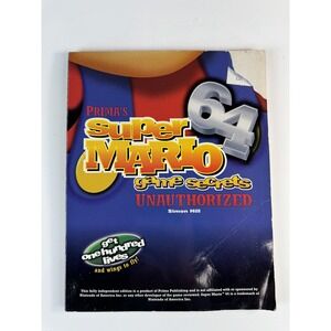 Vintage Prima Super Mario 64 Strategy Guide Nintendo 64 Secrets Unauthorized